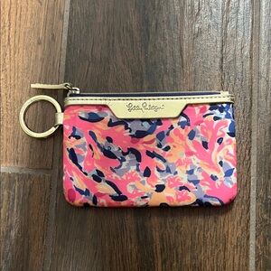Lilly Pulitzer Multicolor Card Holder Keyring